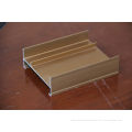 Office / Bathroom Windows 6061 Aluminum Profile , Wood Grain Coated Profile Aluminum Extrusion
